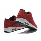 Nike Air Max 90 VT Red красного цвета замшевые3